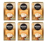 Nescafé Gold Vanilla Latte, 8 Sachets (Pack of 6, 48 Sachets)