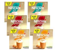 Nescafé Instant Coffee 72 Sachets - Cappuccino, Latte & Caramel Latte