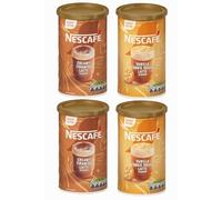 NESCAFÉ Instant Coffee Dessert Edition Latte Collection Variety Pack Tins (Pack of 4) Flavours - Creamy Tiramisu & Vanilla Cookie Dough Latte (Total 1040g)