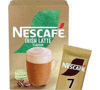 NESCAFÉ Irish Latte Instant Coffee 7 Sachets, 100percent Responsibly Sourced Coffee Pack of 6