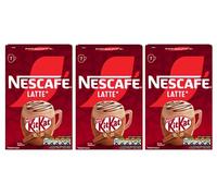 NESCAFÉ KitKat Latte Instant Coffee Sachets x7 (Pack of 3, Total 21 Sachets) - Chocolatey & Creamy Instant Latte Inspired by KitKat