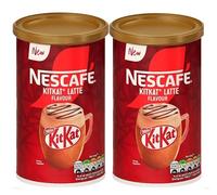 NESCAFÉ KitKat Latte Instant Coffee Tin, 273g (Pack of 2) - Multiserve Frothy Instant Coffee Inspired by KitKat - Chocolatey & Creamy Latte - 546g Total