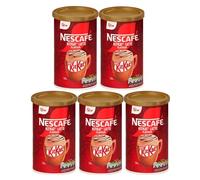 NESCAFÉ KitKat Latte Instant Coffee Tin, 273g (Pack of 5) - Multiserve Frothy Instant Coffee Inspired by KitKat - Chocolatey & Creamy Latte - 1365g Total