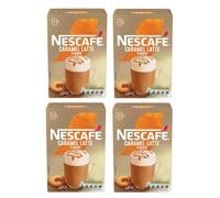 NESCAFÉ LATTE Caramel Instant Coffee Sachets x7 (Pack of 4, Total 28 Sachets)