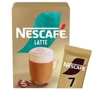 NESCAFÉ Latte Instant Coffee 7 Sachets, 100percent Responsibly Sourced Coffee Pack of 1