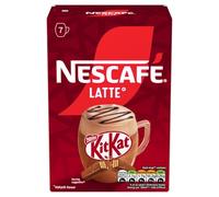 NESCAFÉ Latte KitKat Flavour 7 x 21g sachets, 100% Responsibly Sourced Coffee (1 pack)