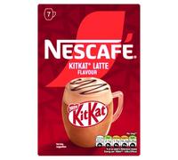 NESCAFÉ Latte KitKat Flavour 7 x 21g sachets, 100% Responsibly Sourced Coffee (1 pack)
