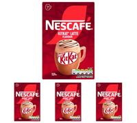 NESCAFÉ Latte KitKat Flavour 7 x 21g sachets, 100% Responsibly Sourced Coffee (4 pack)