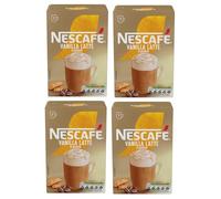 NESCAFÉ LATTE Vanilla Instant Coffee Sachets x7 (Pack of 4, Total 28 Sachets)