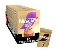 NESCAFÉ MOCHA Double Choco Instant Coffee Sachets x7 (Pack of 6, Total 42 Sachets)