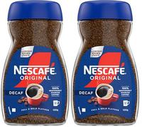 NESCAFÉ Original Decaf Instant Coffee 190g, Rich Aroma, Full and Bold Flavour (Pack of 2)