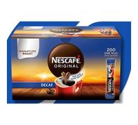 Nescafe Original Decaff One Cup Instant Coffee Stick 200 x 1.8g Sticks (1 x 200)