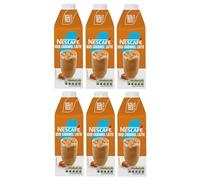 NESCAFÉ Ready To Drink Iced Caramel Latte Coffee 750ml (Pack of 6)