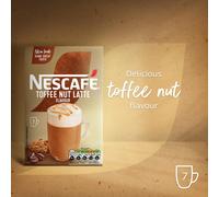 NESCAFÉ Toffee Nut Latte Instant Coffee 7 Sachets 100percent Responsib