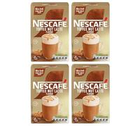 NESCAFÉ Toffee Nut Latte Instant Coffee Sachets x7 (Pack of 4, Total 28 Sachets)