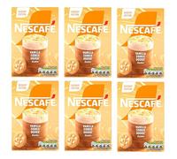 NESCAFÉ Vanilla Cookie Dough Latte Instant coffee Sachets (Pack of 6, Total 42 Sachets)
