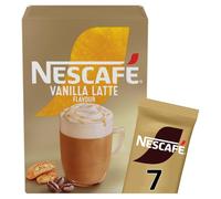 NESCAFÉ Vanilla Latte Instant Coffee 7 x 18.5g Sachets (Pack of 6)