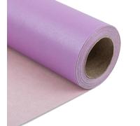 NESCCI Light Purple Matte Wrapping Paper,Solid Color Pearly-Lustre Paper,Gift Wrapping Paper,Perfect for Wedding,Valentine's Day,Birthday, Christmas,Baby Shower,DIY Bouquet (17 Inches X 32.8 Feet)