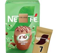 NESCEFE Peppermint Aero Mocha - 7 x 19g Sachets - Instant Mocha Coffee Drink - Made with 100% Responsibly Sourced Coffee (Pack of 4)