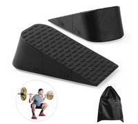 NesCozy Squat Wedge Elevated Squats Block: Portable Knees Over Toes Ergonomic Equipment Calf Raise Exercise Platform for Full Range of Motion Improve Strength Stability And Mobility