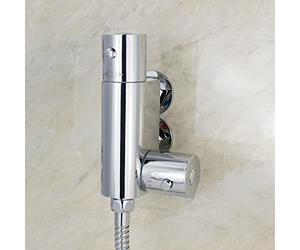 NESHOME Mini Thermostatic Bar Shower Valve Round 1/2" TOP Outlet