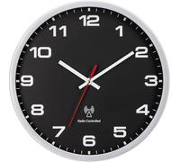 NESIFEE Wall Clock Radio-Controlled Clock Wall Clock Silent Radio Clock Large Vintage Kitchen Clock Wall Children Living Room Wall Clocks Large Kitchen Modern Radio Wall Clock Silent Teenager's Room