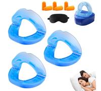 Neslemy Professional Intelligent Anti-Snoring Device, The Quiet Anti-Snoring Mouthpiece Universal Size, Comfortable & Effective Sonivita Anti Snoring Mouth Piece for Women Men (3PCS)