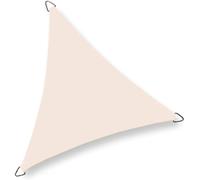 Nesling Triangle Sun Sail Shade Sail UV Protection Cream 4x4 m Wind Protection