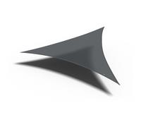 Nesling Triangle Sun Shade Sail 3.6m UV Weatherproof Windproof HDPE Anthracite