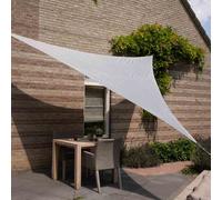 Nesling Triangular Sun Sail Canopy, 4x4 m UV Protection, Light Gray, Wind Shield