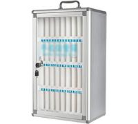 NESLNQC Cell Phones Storage Cabinet, Cell Phones Holder Storage Box, Wall-Mounted with A Locked Can Be Carried by Hand,for Office Classroom (Size : 12)