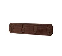 NESLNQC Creative Vase Wall-Mounted Coat Rack, Beech/Black Walnut Coat Hook,Foldable Wall Hook, 4/6/8 Hooks Suitable for Entrance, Living Room, Bedroom(Brown,43cm/16.9in)