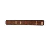 NESLNQC Creative Vase Wall-Mounted Coat Rack, Beech/Black Walnut Coat Hook,Foldable Wall Hook, 4/6/8 Hooks Suitable for Entrance, Living Room, Bedroom(Multi-Colored,82cm/32.2in)