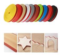 NESLNQC Cuttable U Shape Sealing Strips Edge Protector 16.4ft Edge Banding Trim Molding Edge Guards Scratch-Proof, Furniture Edge Trim 9 Colors(White,5mx15mm)