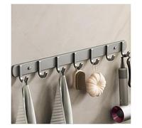 NESLNQC Industrial Wall Mounted Coat Rack, Aluminum Alloy Coat Hook, Modern Wall Hook, Multifunctional Hook Rack, Suitable for Behind Doors, Living Rooms, Bathrooms, Balconies(Grey,66cm/25.9in)