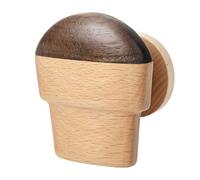 NESLNQC Solid Wood Coat Rack, Creative Biscuit Wall-Mounted Coat Hook, Wall Hook, Suitable for Behind The Door, Kitchen, Bedroom, Entrance(7.8cm/3in)