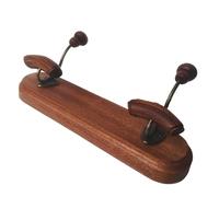 NESLNQC Vintage Solid Wood Wall Mounted Coat Rack, Country Style Coat Hook, Simple and Stylish Hook Rack with 1/2/3/4 Hooks Suitable for Entryway, Living Room, Bedroom(36cm/14.1in)