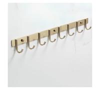NESLNQC Wall Mounted Heavy Duty Coat Rack, Modern Style Wall Hook, Aluminum Alloy Rust-Proof Multifunctional Hook Rack Wall Mounted, Suitable for Entrance、Corridor、Bedroom(Champagne,60cm/23.6in)