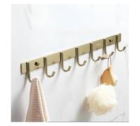 NESLNQC Wall Mounted Heavy Duty Coat Rack, Modern Style Wall Hook, Aluminum Alloy Rust-Proof Multifunctional Hook Rack Wall Mounted, Suitable for Entrance、Corridor、Bedroom(Champagne,52.1cm/20.5in)