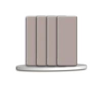 NESLNQC Wall Padding for Autism Kids - Anti-Collision, 4PCS 20 x 50cm 3D Upholstered Wall Panels Wall Stickers Self Adhesive for Bedroom Headboard, PU Leather + High Density Foam (Color : S)