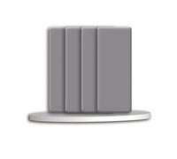 NESLNQC Wall Padding for Autism Kids - Anti-Collision, 4PCS 20 x 50cm 3D Upholstered Wall Panels Wall Stickers Self Adhesive for Bedroom Headboard, PU Leather + High Density Foam (Color : N)