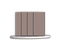 NESLNQC Wall Padding for Autism Kids - Anti-Collision, 4PCS 20 x 50cm 3D Upholstered Wall Panels Wall Stickers Self Adhesive for Bedroom Headboard, PU Leather + High Density Foam (Color : B)