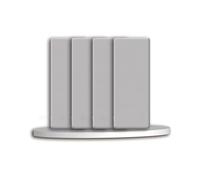 NESLNQC Wall Padding for Autism Kids - Anti-Collision, 4PCS 20 x 50cm 3D Upholstered Wall Panels Wall Stickers Self Adhesive for Bedroom Headboard, PU Leather + High Density Foam (Color : Q)