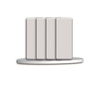 NESLNQC Wall Padding for Autism Kids - Anti-Collision, 4PCS 20 x 50cm 3D Upholstered Wall Panels Wall Stickers Self Adhesive for Bedroom Headboard, PU Leather + High Density Foam (Color : A)