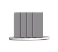 NESLNQC Wall Padding for Autism Kids - Anti-Collision, 4PCS 20 x 50cm 3D Upholstered Wall Panels Wall Stickers Self Adhesive for Bedroom Headboard, PU Leather + High Density Foam (Color : H)