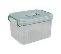 Nesmilers Large Family Empty First Aid Box, Clear Plastic Storage Box