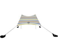 Neso Tents Grande Beach Tent, 2.1 m(7ft) Tall, 2.7m(9ft) x 2.7m(9ft), Reinforced Corners and Cooler Pocket (Vintage Stripes)