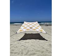 Neso Tents Grande Beach Tent, Height 9 m x 2.7 m x 2.7 m, Reinforced Corners and Cooling Compartment (Sunshine)