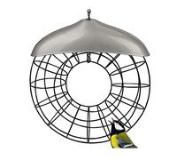 NESPIQ Bird Feeder For Outside Bird Feeder Round Wreath Metal Hanging Outdoor Bird Feeder With Food Ring Garden Backyard Terrace