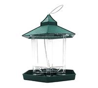NESPIQ Bird Feeder For Outside Durable Hanging Wild Bird Feeder With Roof And Tray For Outdoor Garden Feeding Garden Backyard Terrace